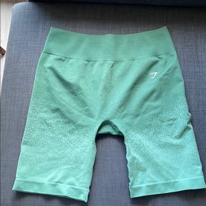 Gymshark Green Biker Shorts